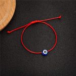 kelistom Handmade String Evil Eye Bracelet for Women Men Girls Boys Black Red Thread Adjustable Bracelets Minimalist Jewelry - Image 3